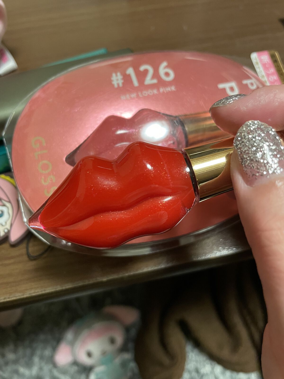 メルティーリップ グロス/プランプピンク/リップケアを使ったクチコミ（2枚目）