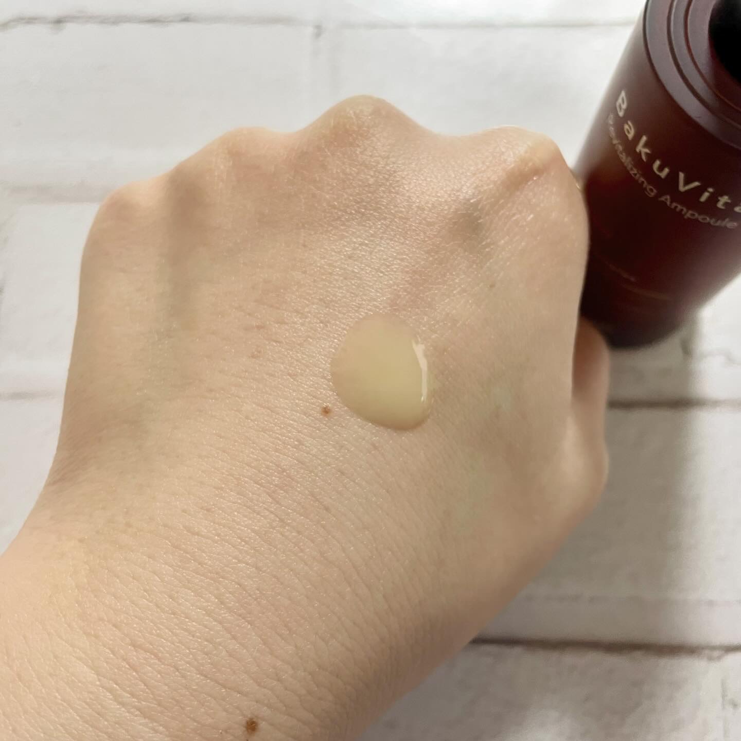 バクビタリバイタライジングアンプル/THANK YOU FARMER/美容液を使ったクチコミ（3枚目）