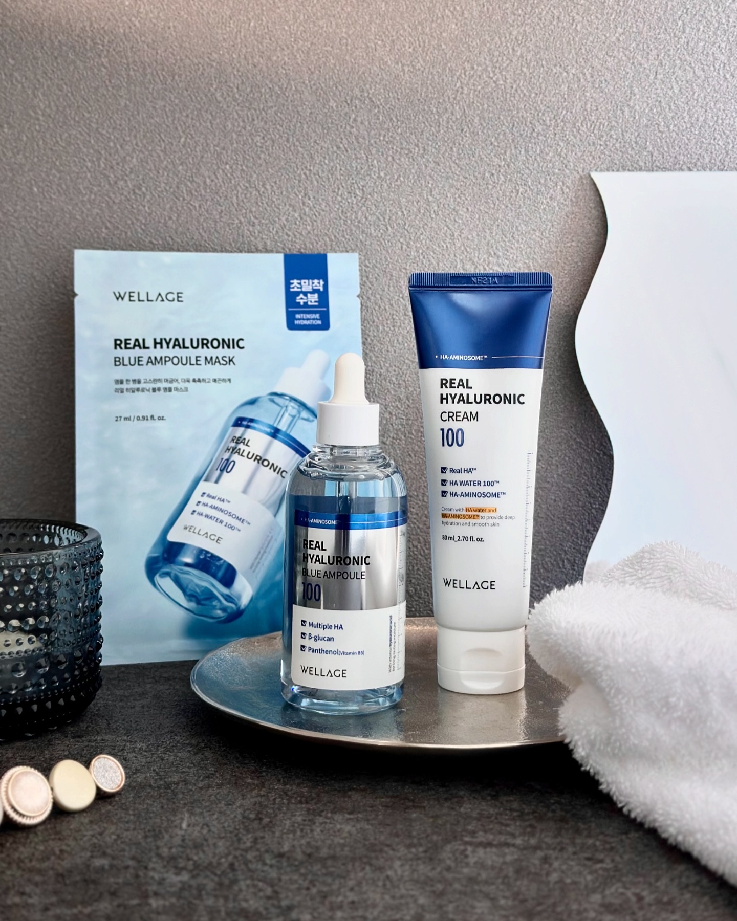 リアルヒアルロニックブルーアンプル 100/Wellage/美容液を使ったクチコミ（1枚目）