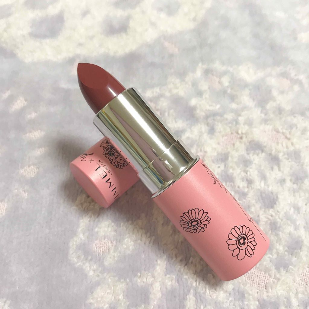 マシュマロルック リップスティック 015 メルティレッド/リンメル ロンドン/口紅を使ったクチコミ（2枚目）