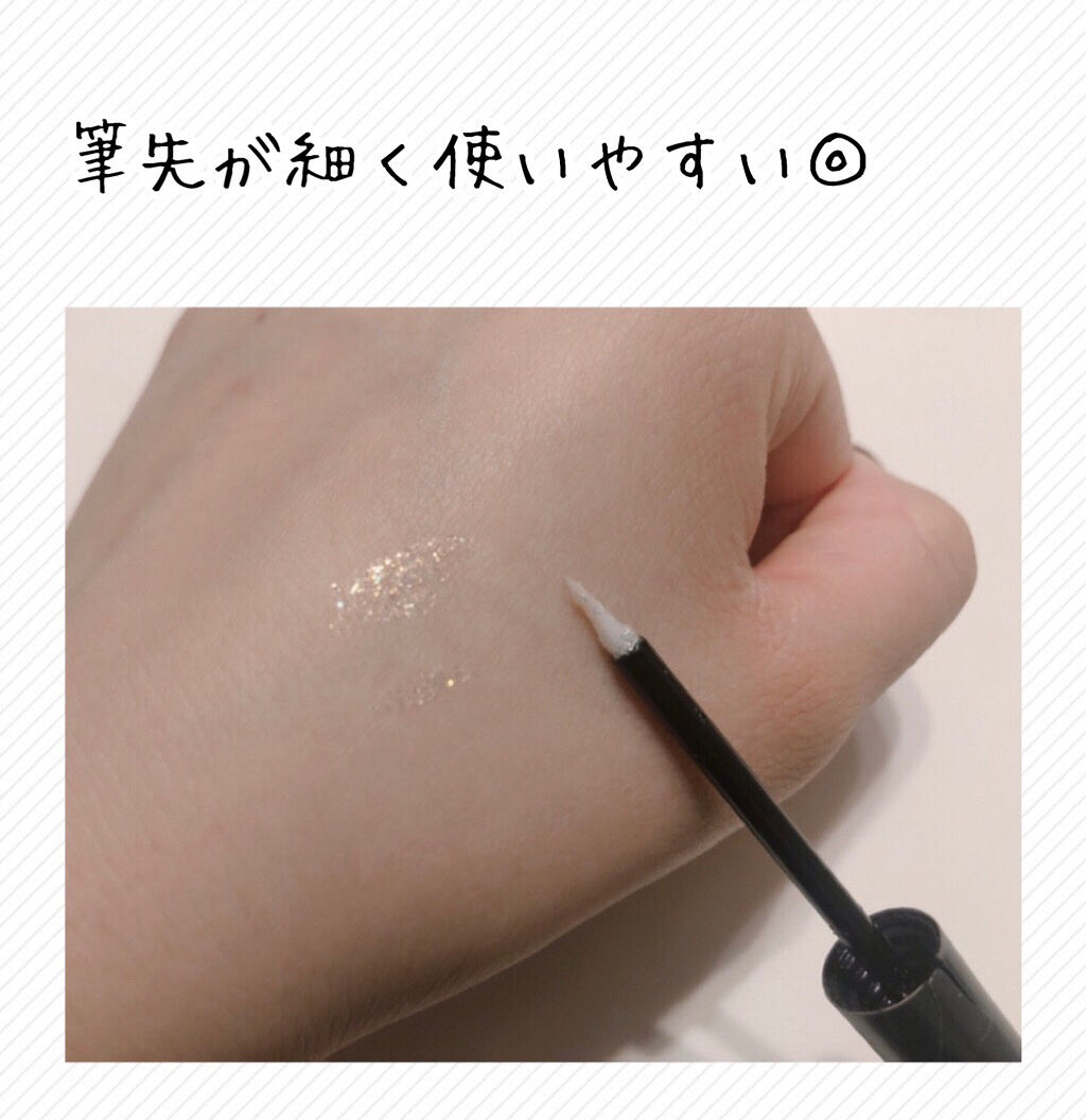 トゥインクル グリッター/innisfree/リキッドアイライナーを使ったクチコミ（2枚目）