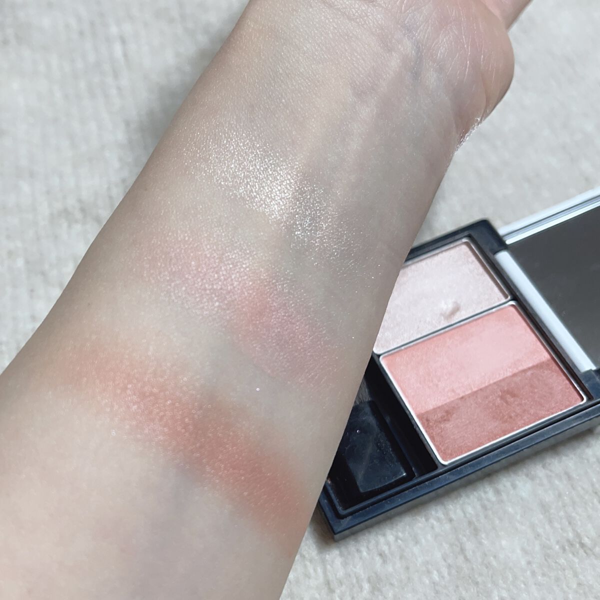 スキンフィットチーク/リサージ/パウダーチークを使ったクチコミ（3枚目）