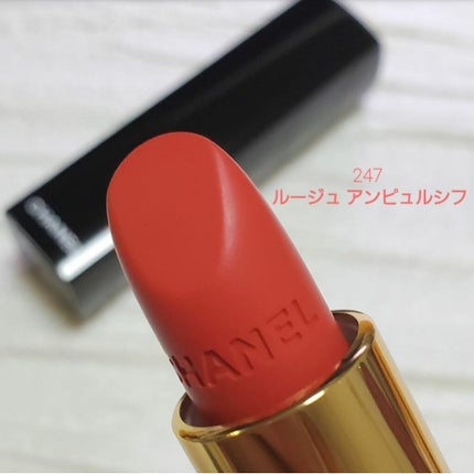 ルージュ アリュール ヴェルヴェット ル リオン ドゥ シャネル/CHANEL/口紅を使ったクチコミ(6枚目)