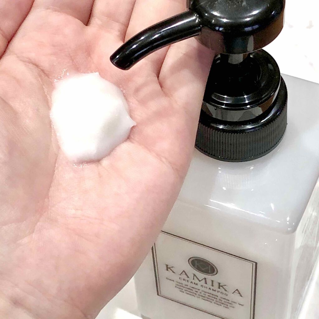 黒髪クリームシャンプー/KAMIKA/シャンプー・コンディショナーを使ったクチコミ（2枚目）