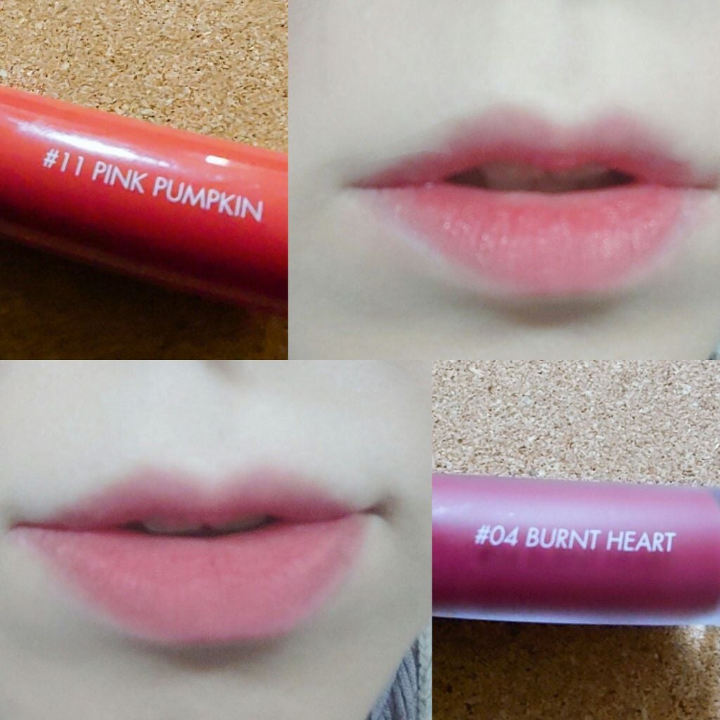 ジューシーラスティングティント/rom&nd/リップティントを使ったクチコミ(3枚目)