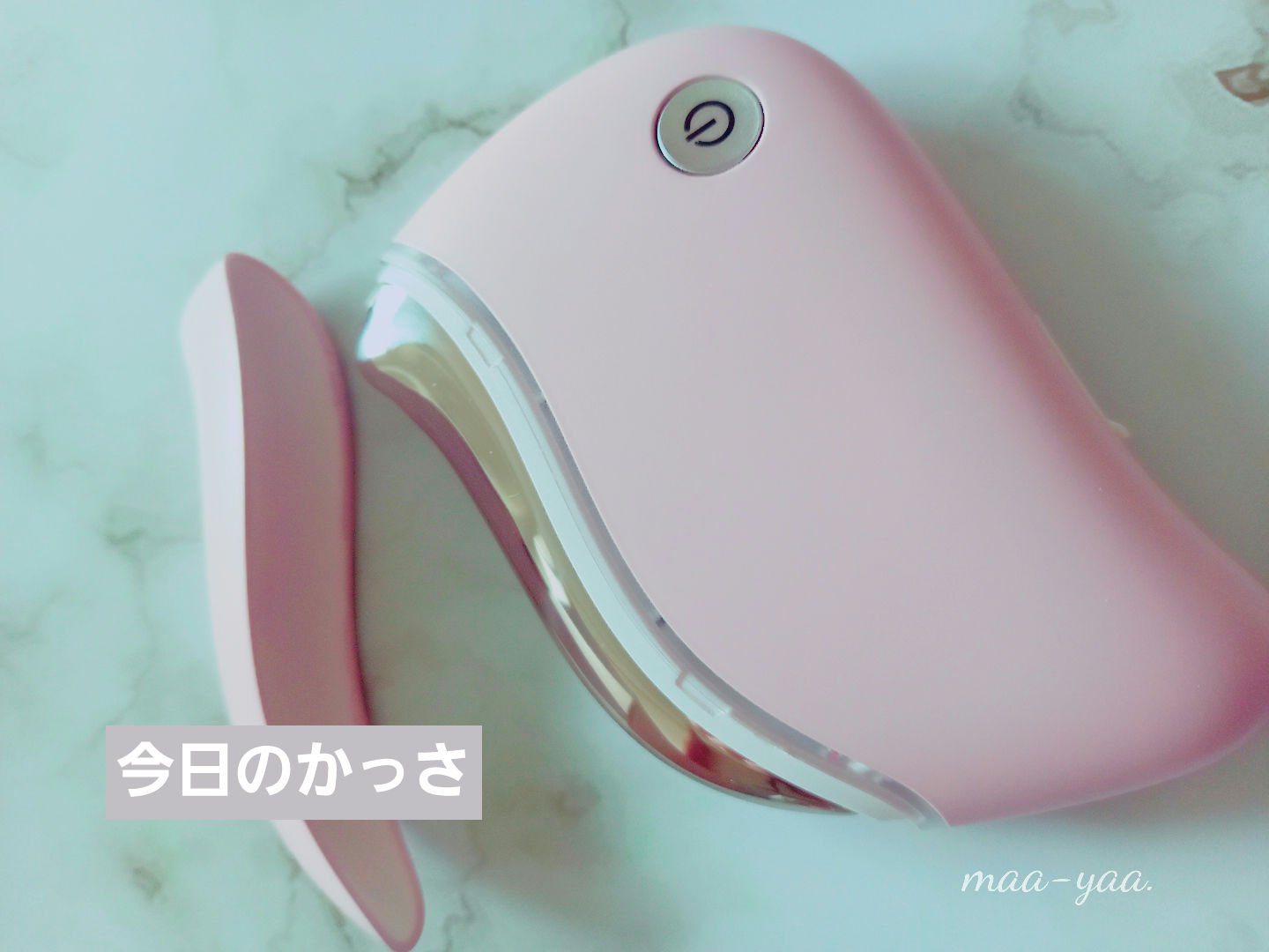 電動かっさプレート 小鳥型（ピンク）/Emay Plus/美顔器・マッサージを使ったクチコミ（1枚目）