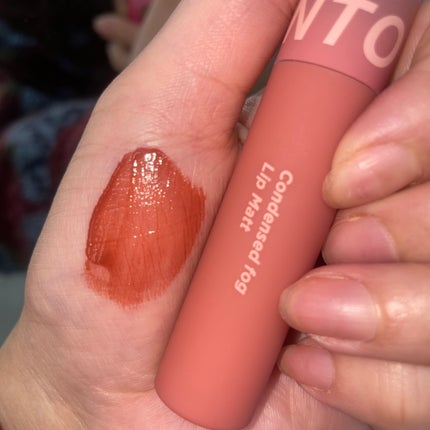 コンデンスフォグリップマット/INTO U/口紅を使ったクチコミ(1枚目)