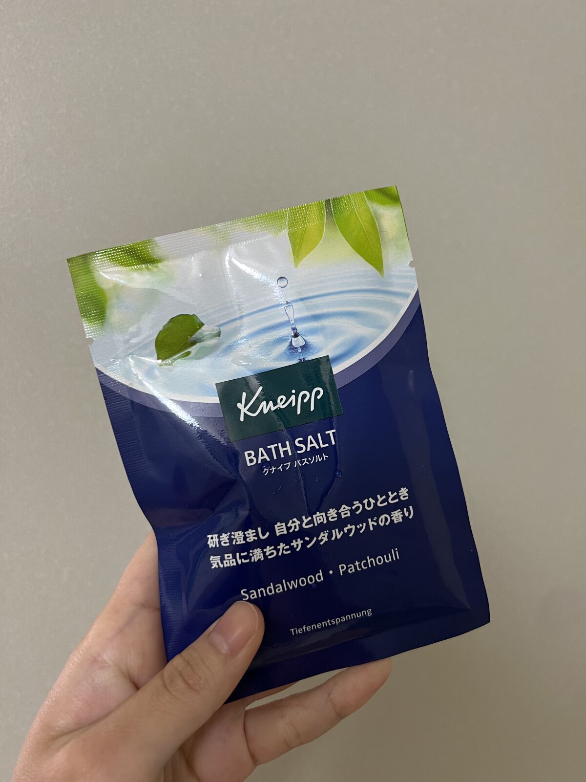 クナイプ バスソルト サンダルウッドの香り/クナイプ/無機塩系入浴剤を使ったクチコミ（1枚目）