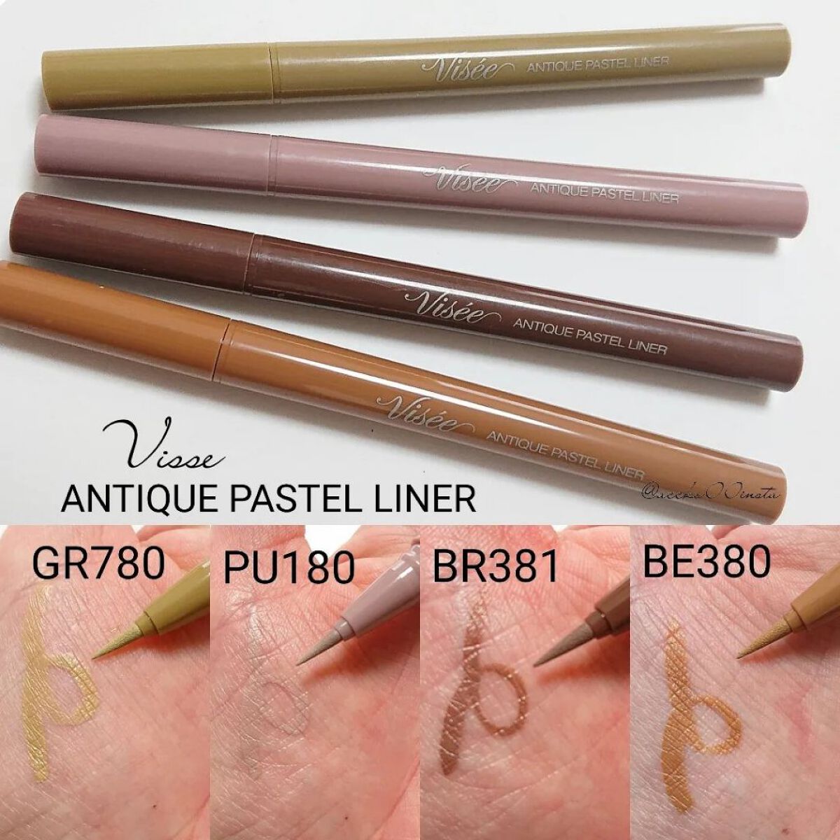 アンティークパステル ライナー/Visée/リキッドアイライナーを使ったクチコミ（1枚目）