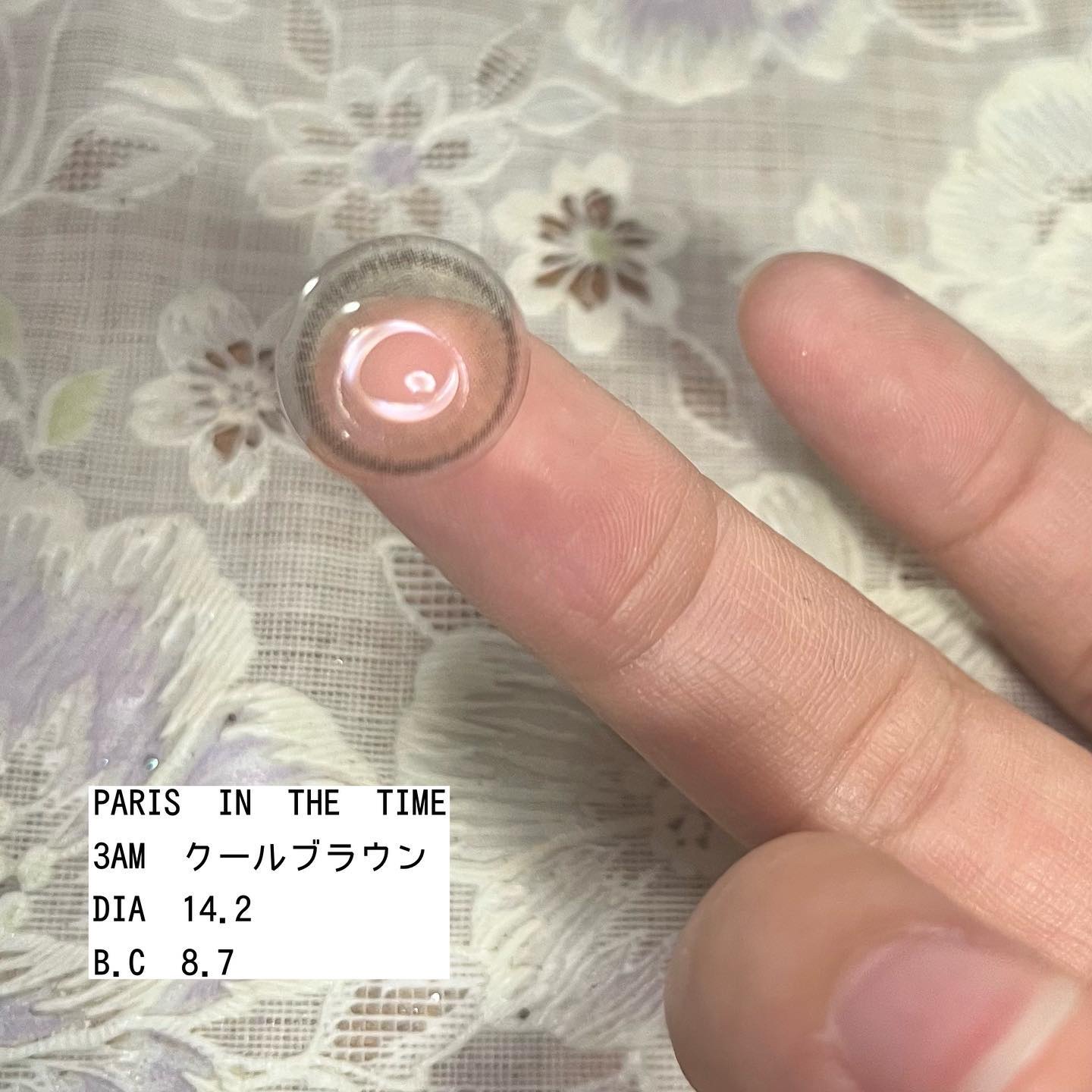 パリインザタイムシリーズ Paris 3AM クールブラウン/LENSSIS/カラーコンタクトレンズを使ったクチコミ（2枚目）