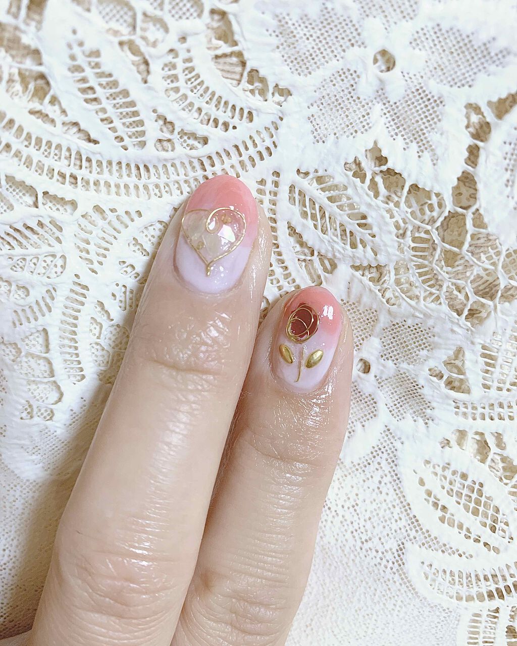 ワイヤーネイル/セリア/ネイルチップ・パーツを使ったクチコミ（3枚目）