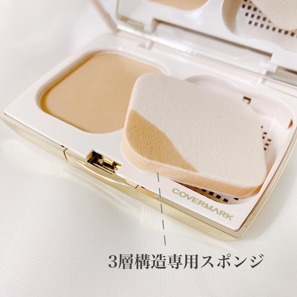 シルキー フィット/COVERMARK/パウダーファンデーションを使ったクチコミ（2枚目）