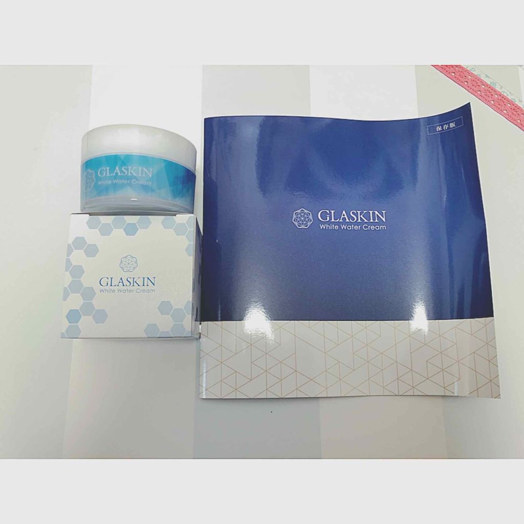GLASKIN ホワイトウォータークリーム/さくらの森/オールインワン化粧品を使ったクチコミ（1枚目）