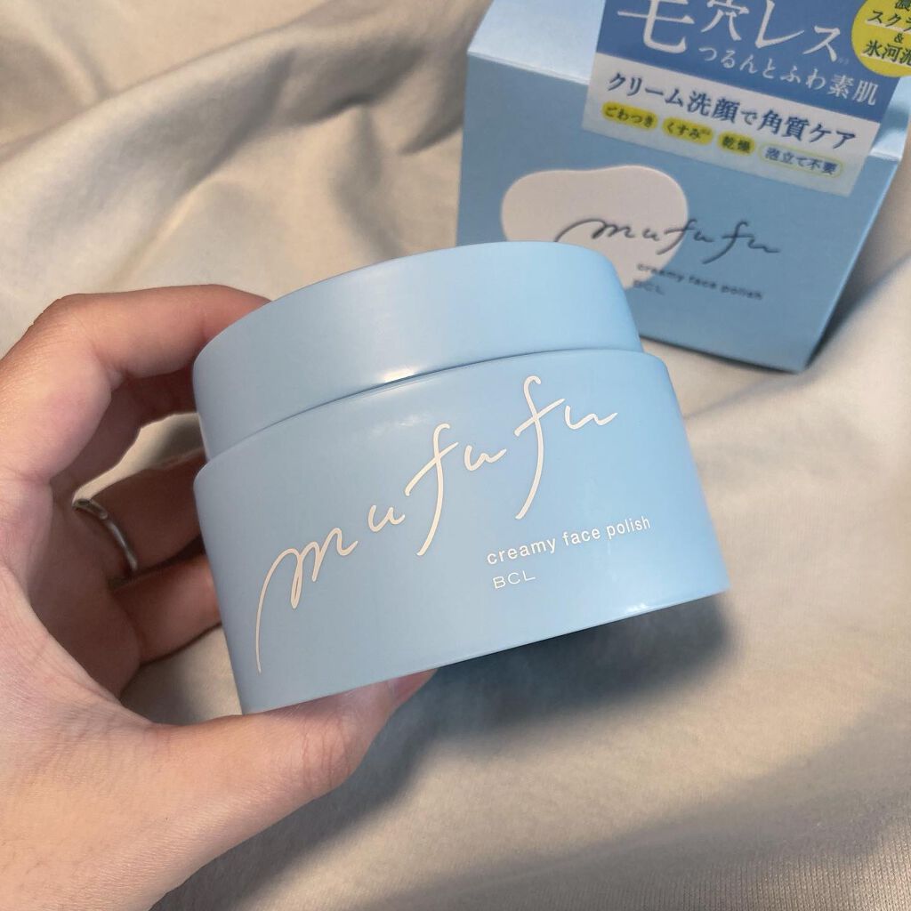 クリーミーフェイスポリッシュ/ムフフ/洗顔フォームを使ったクチコミ(1枚目)