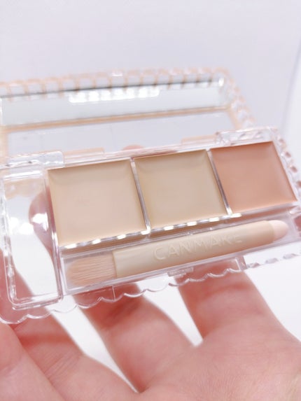 カラーミキシングコンシーラー/キャンメイク/パレットコンシーラーを使ったクチコミ(4枚目)