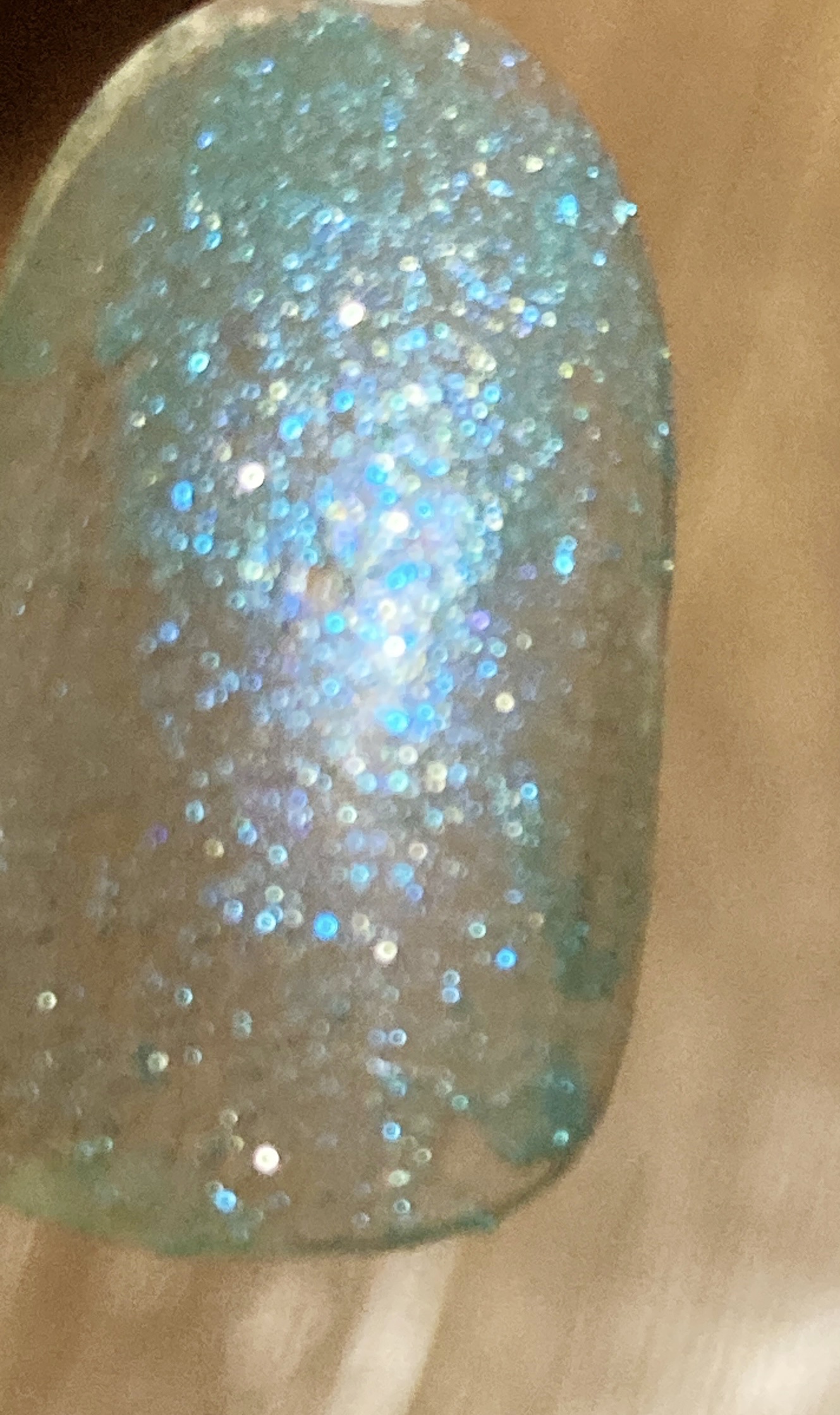 ACネイルエナメル 019 マーメイドグリーン/セリア/マニキュアを使ったクチコミ（3枚目）