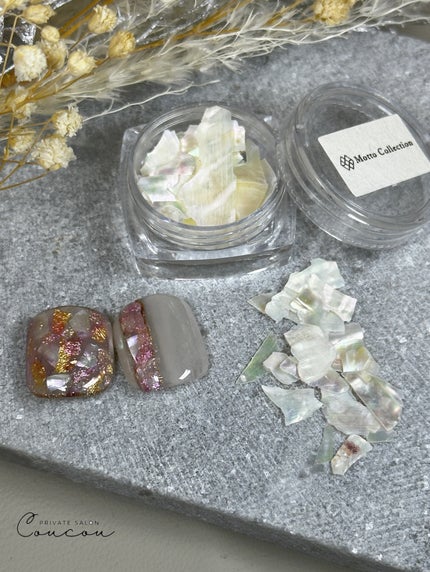 #マグネットネイル,#シェルデザインネイルのネイルデザイン