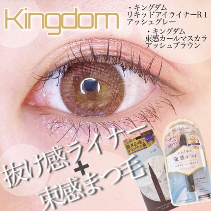 キングダム リキッドアイライナーR1/キングダム/リキッドアイライナーを使ったクチコミ(1枚目)
