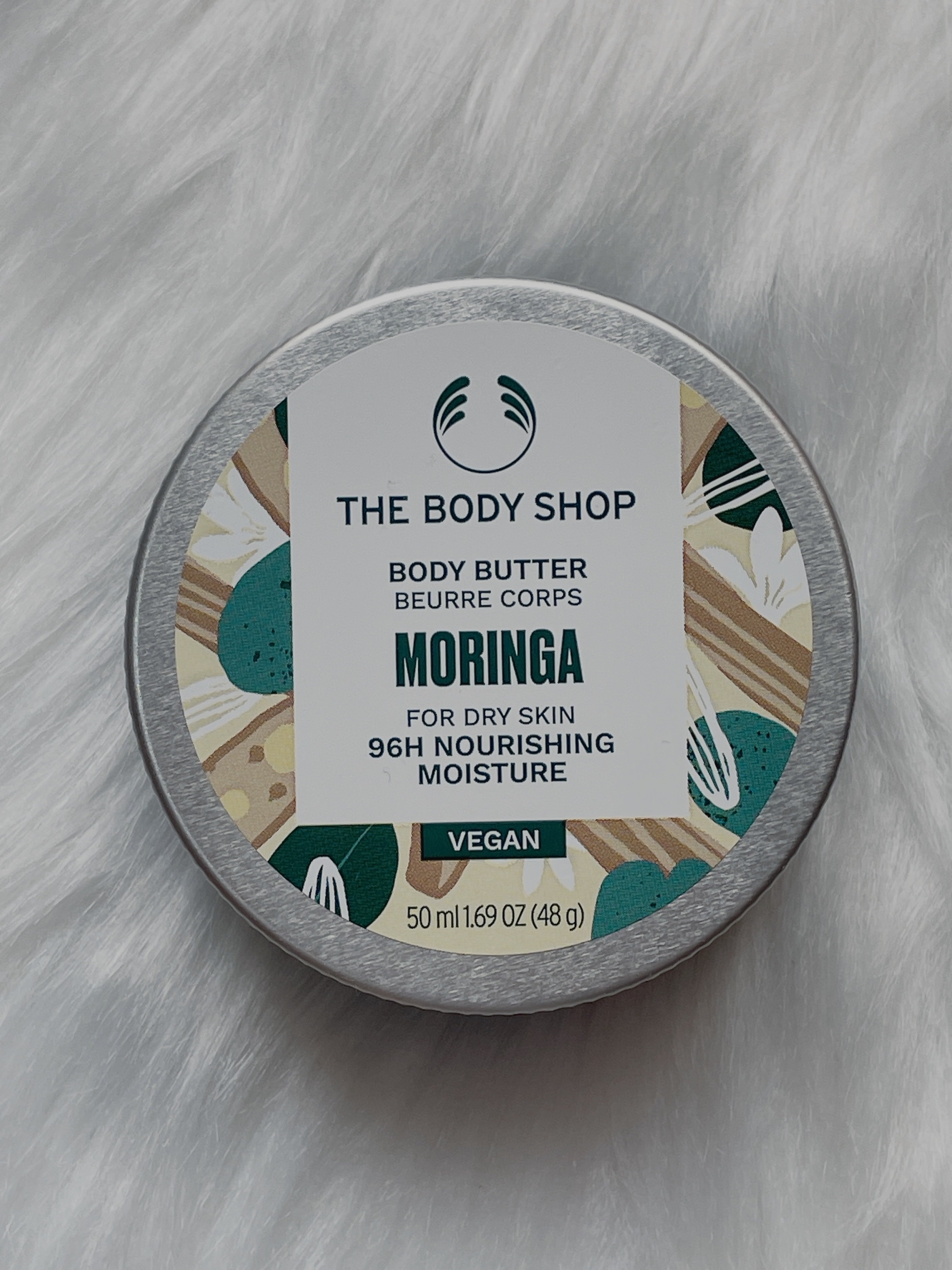 ボディバター モリンガ 50ml/THE BODY SHOP/ボディクリームを使ったクチコミ（1枚目）