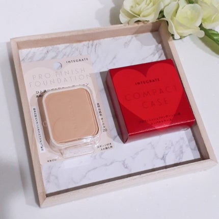 プロフィニッシュファンデーション/インテグレート/パウダーファンデーションを使ったクチコミ(1枚目)