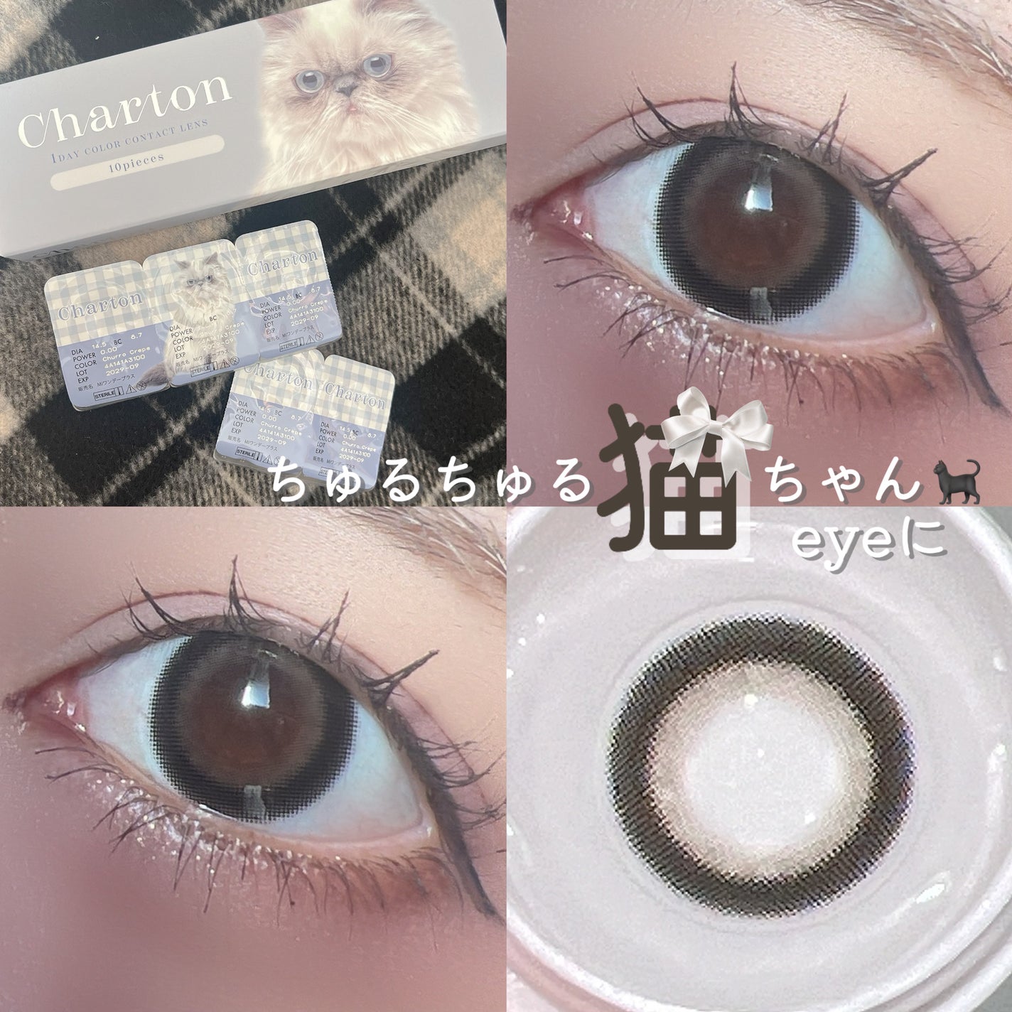 Charton 1day/Charton/ワンデー(1DAY)カラコンを使ったクチコミ(1枚目)