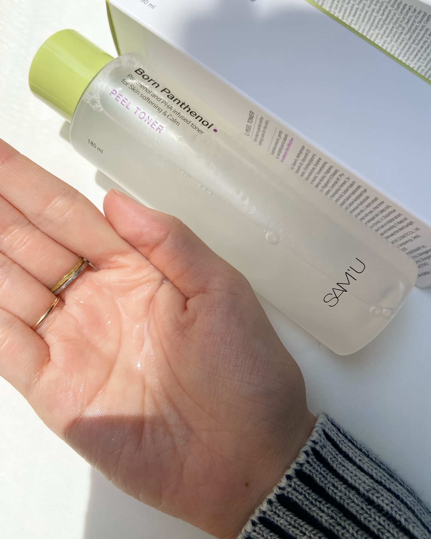 ボーンパンテノールピールトナー/SAM'U/化粧水を使ったクチコミ（2枚目）
