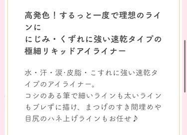 ラスティングリキッドライナー/キャンメイク/リキッドアイライナーを使ったクチコミ（2枚目）