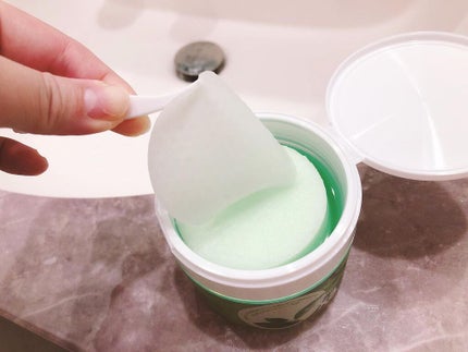 ティーツリーカーミングエッセンスパッド/MEDIHEAL/トナーパッドを使ったクチコミ(1枚目)