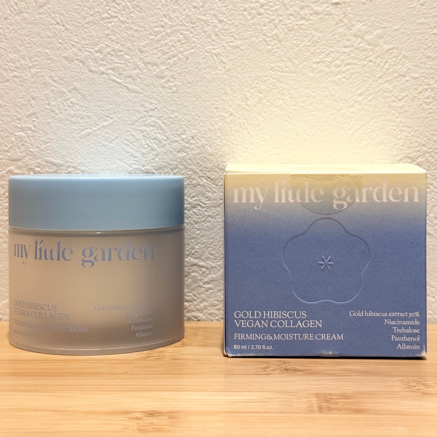 ゴールドヒビスカスヴィーガンコラーゲン弾力水分クリーム/my little garden/フェイスクリームを使ったクチコミ(1枚目)