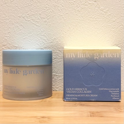 ゴールドヒビスカスヴィーガンコラーゲン弾力水分クリーム/my little garden/フェイスクリームを使ったクチコミ(1枚目)