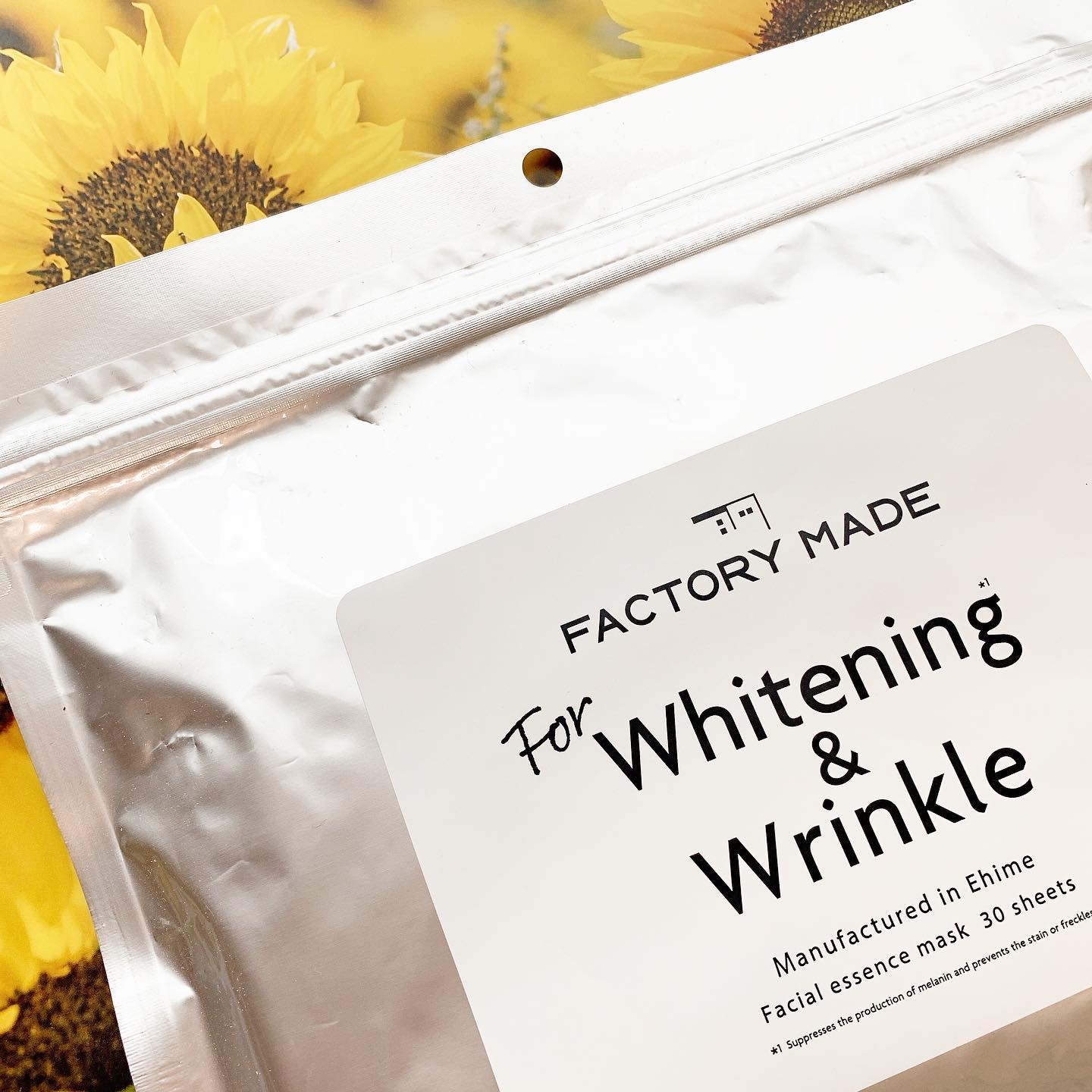 Whitening&Wrinkle シートマスク シワ 30P /FACTORY MADE/シートマスク・パックを使ったクチコミ（1枚目）