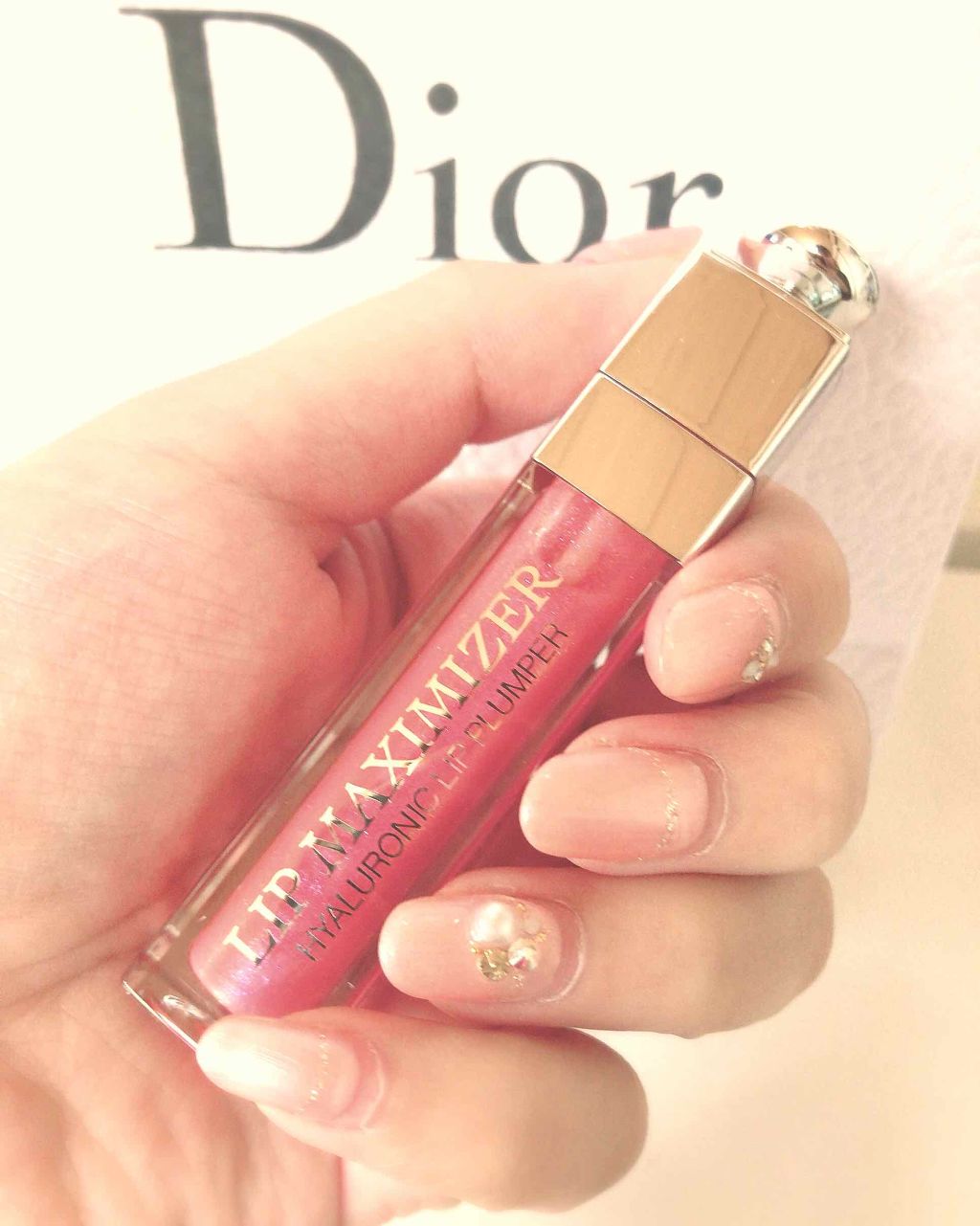 【旧】ディオール アディクト リップ マキシマイザー 010　ホロ ピンク/Dior/リップグロスを使ったクチコミ（1枚目）