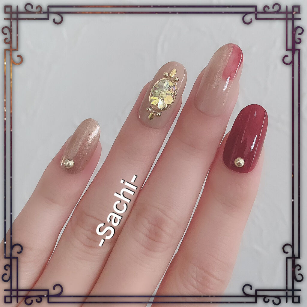 デコレーションネイルパーツ/DAISO/ネイルチップ・パーツを使ったクチコミ（2枚目）