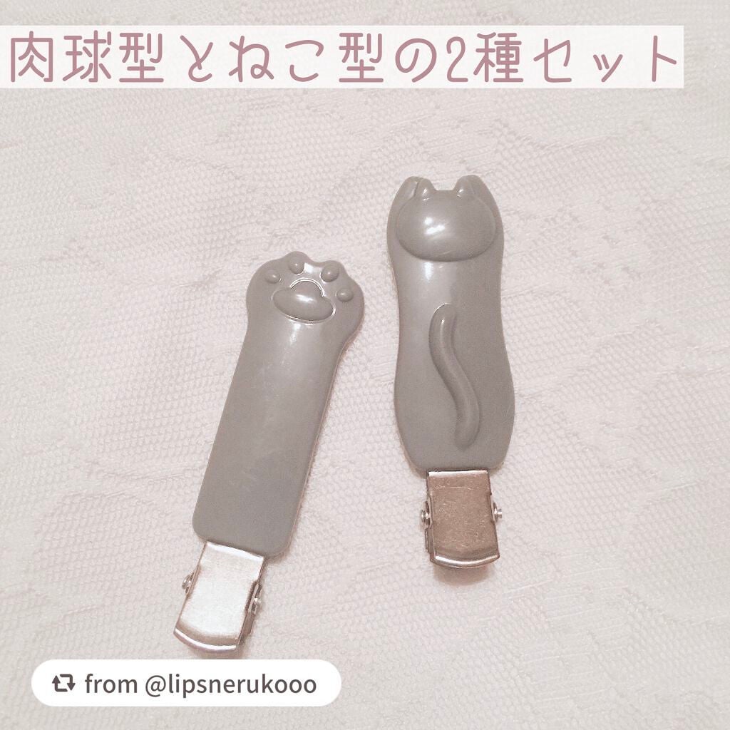 Nyarming ねこの前髪クリップ/貝印/ヘアアクセサリーを使ったクチコミ(2枚目)