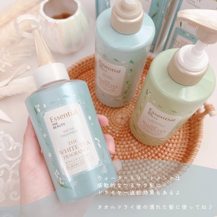 エッセンシャル ザビューティ 髪のキメ美容ウォータートリートメント ホワイトティーの香り/エッセンシャル/アウトバストリートメントを使ったクチコミ(6枚目)