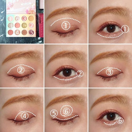 Eye Palette-Sweet Talk/ColourPop/アイシャドウパレットを使ったクチコミ(4枚目)