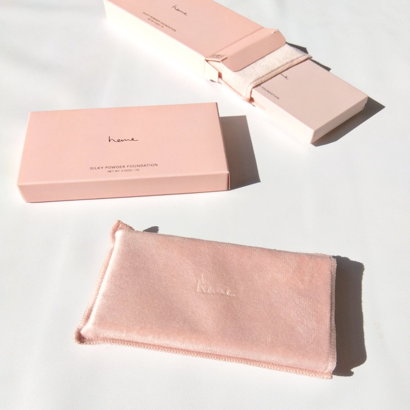 シルキーパウダーファンデーション/heme/パウダーファンデーションを使ったクチコミ(1枚目)