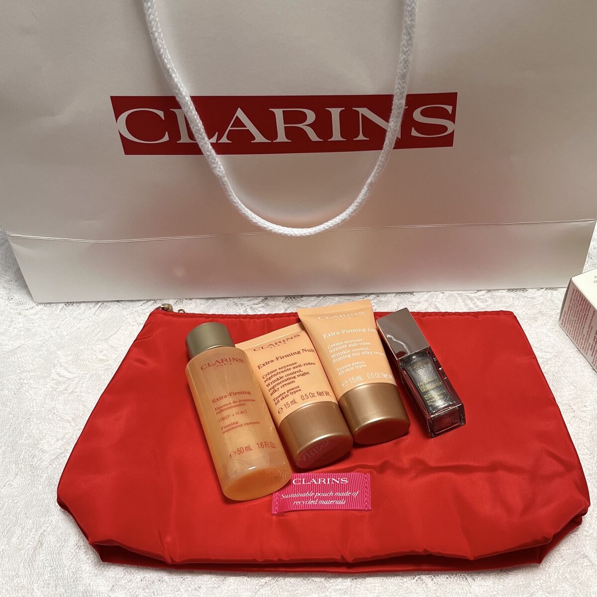 ダブル セーラム ホリデーキット FE/CLARINS/スキンケアキットを使ったクチコミ（2枚目）