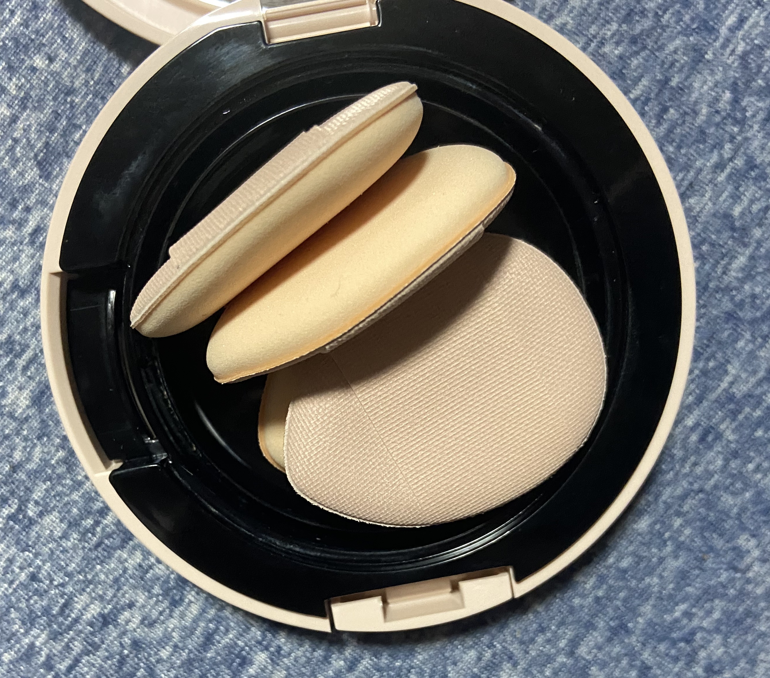 ファンデーションが染みこみにくいパフ/貝印/パフ・スポンジを使ったクチコミ（3枚目）