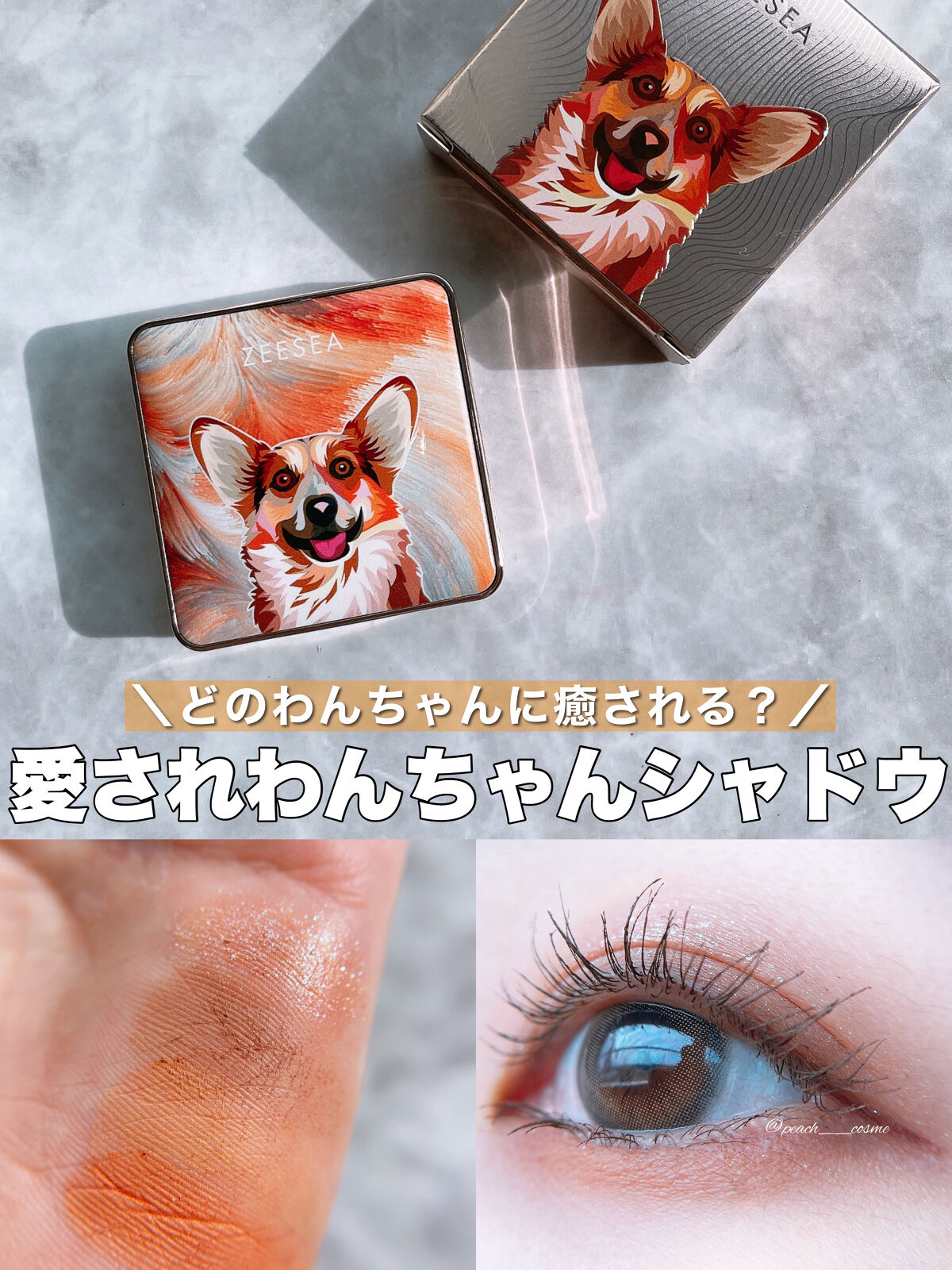 アニマルアイシャドウ(4シェード)/ZEESEA/アイシャドウパレットを使ったクチコミ（1枚目）