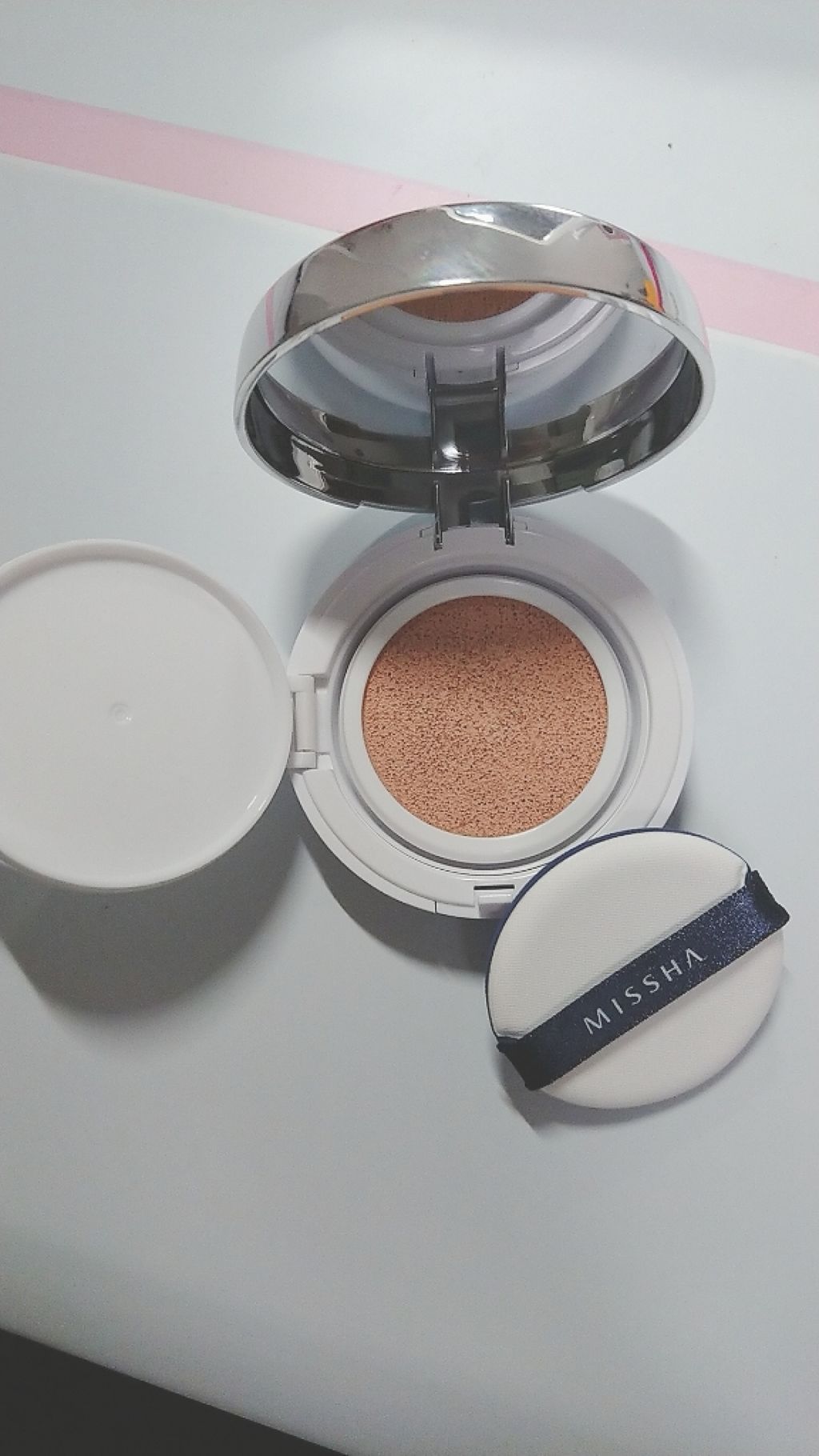 M クッションファンデーション(マット)/MISSHA/クッションファンデーションを使ったクチコミ（2枚目）