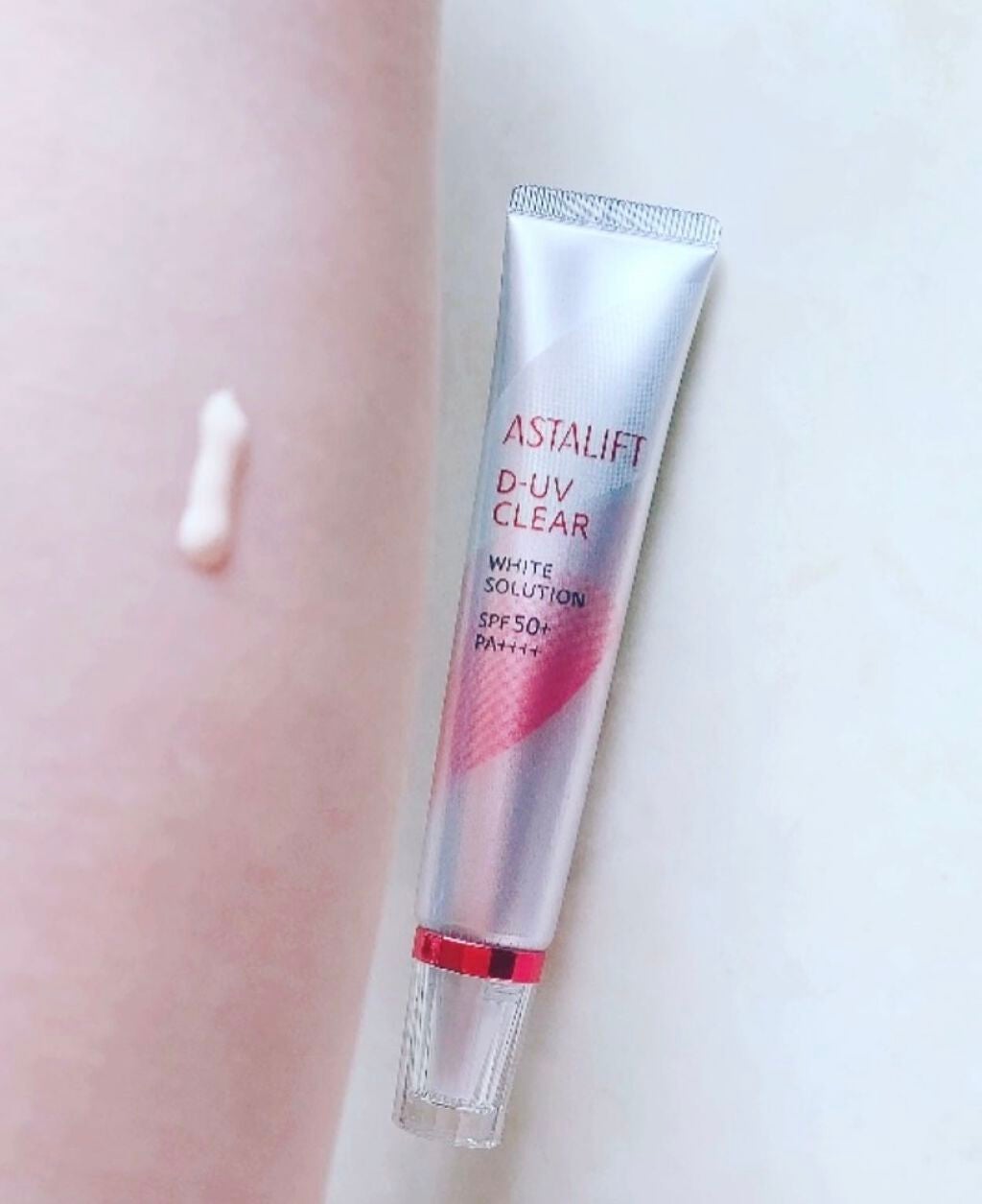 D-UVクリア ホワイトソリューション/アスタリフト/日焼け止めクリームを使ったクチコミ(5枚目)