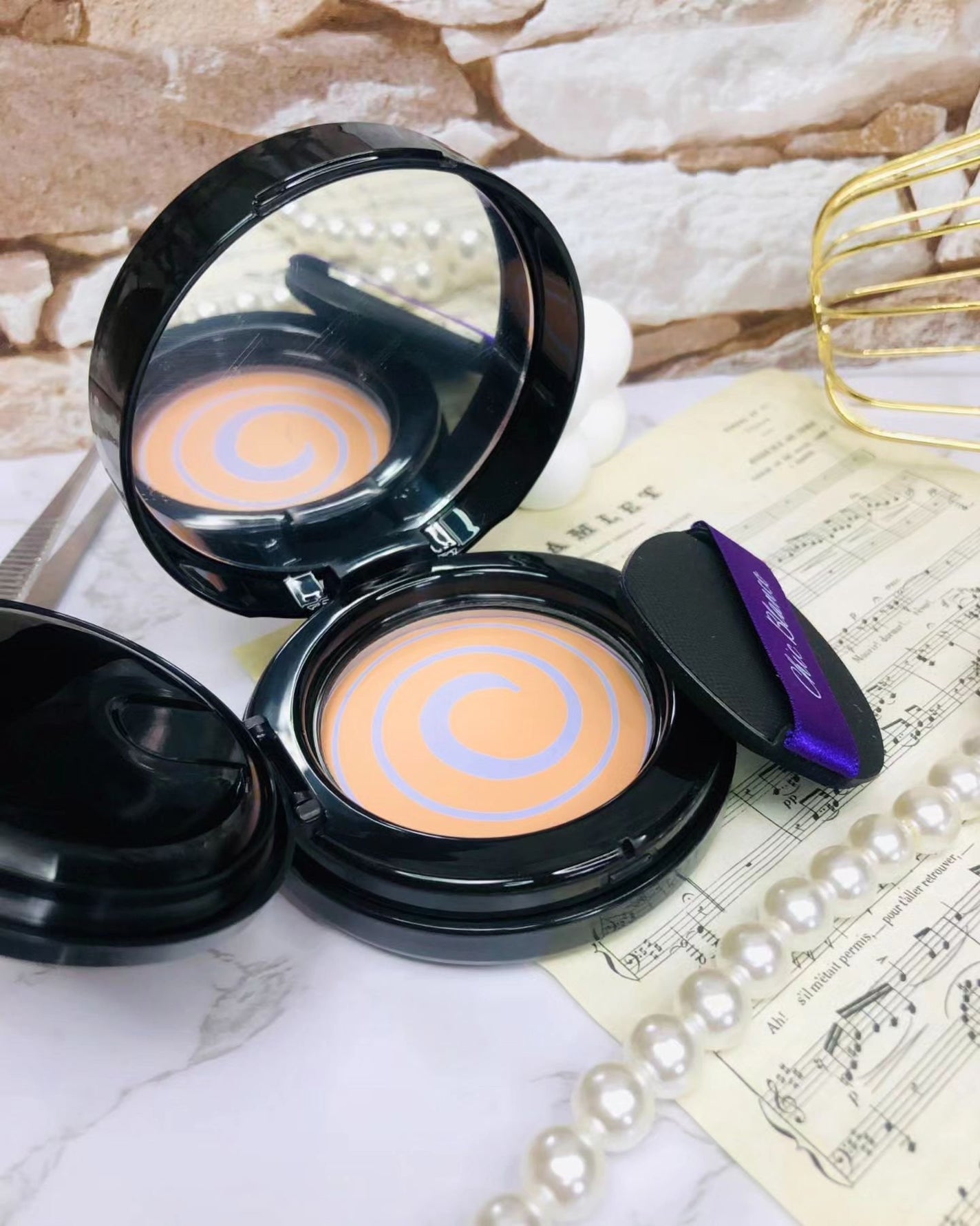 パーフェクトカバーオーロラバームクッション/Chic Blanco/その他ファンデーションを使ったクチコミ(2枚目)