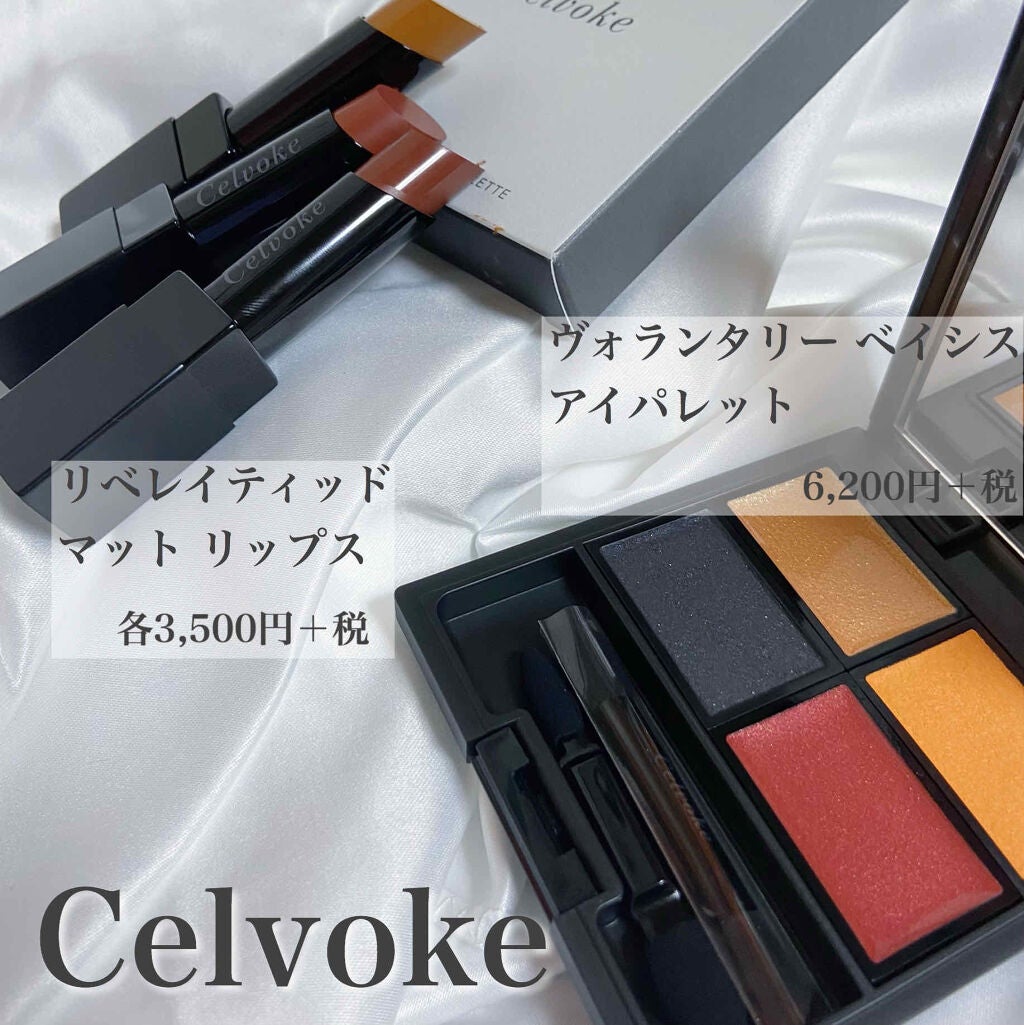 ヴォランタリーベイシス アイパレット/Celvoke/アイシャドウパレットを使ったクチコミ(2枚目)