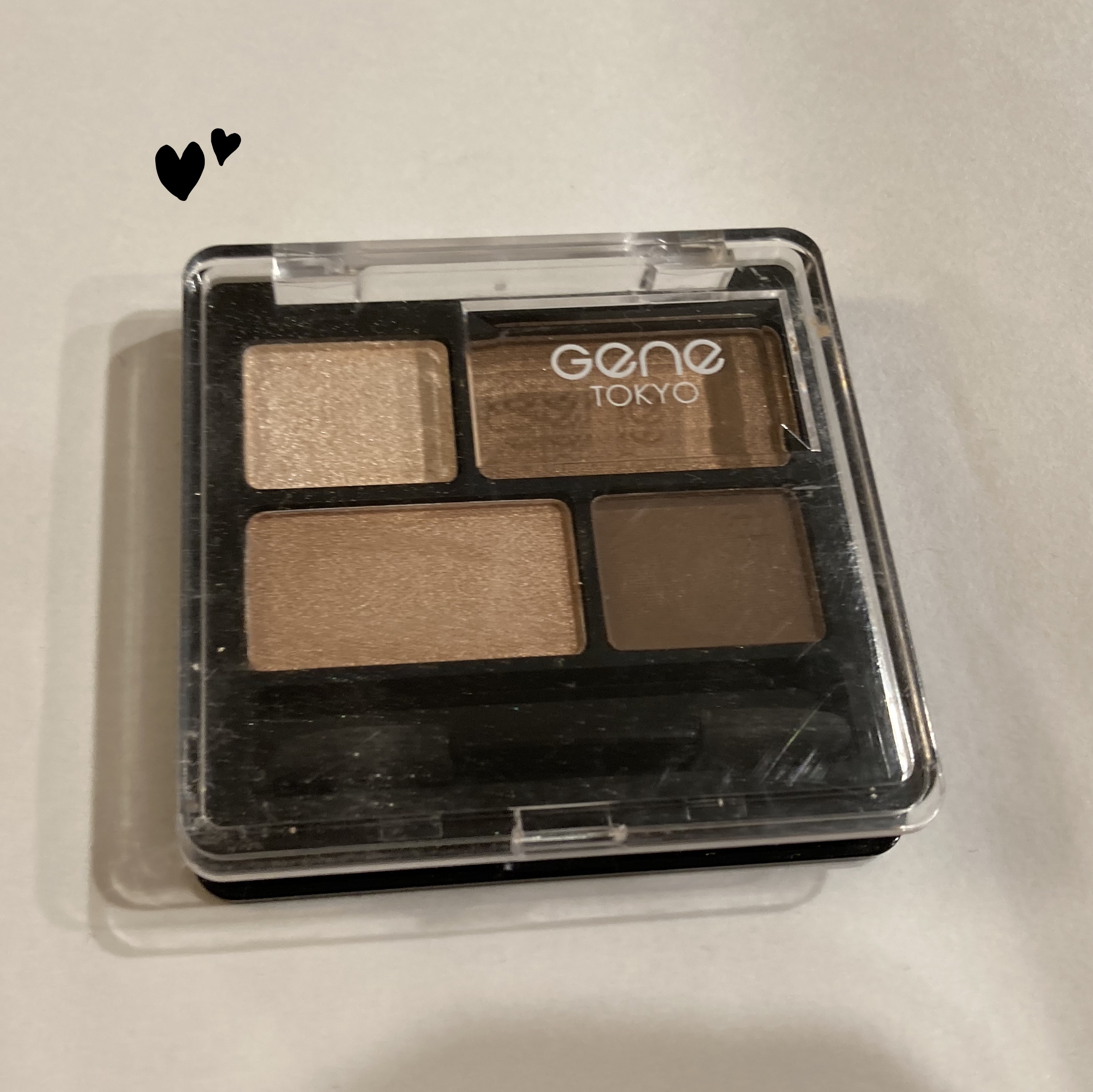 リラクシーアイシャドウ/GENE TOKYO/アイシャドウパレットを使ったクチコミ（1枚目）