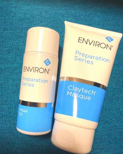 ENVIRON エンビロン クレイテックマスク アクアオイル セット 試してみた】エンビロン クレイテックマスクの効果・肌質別の