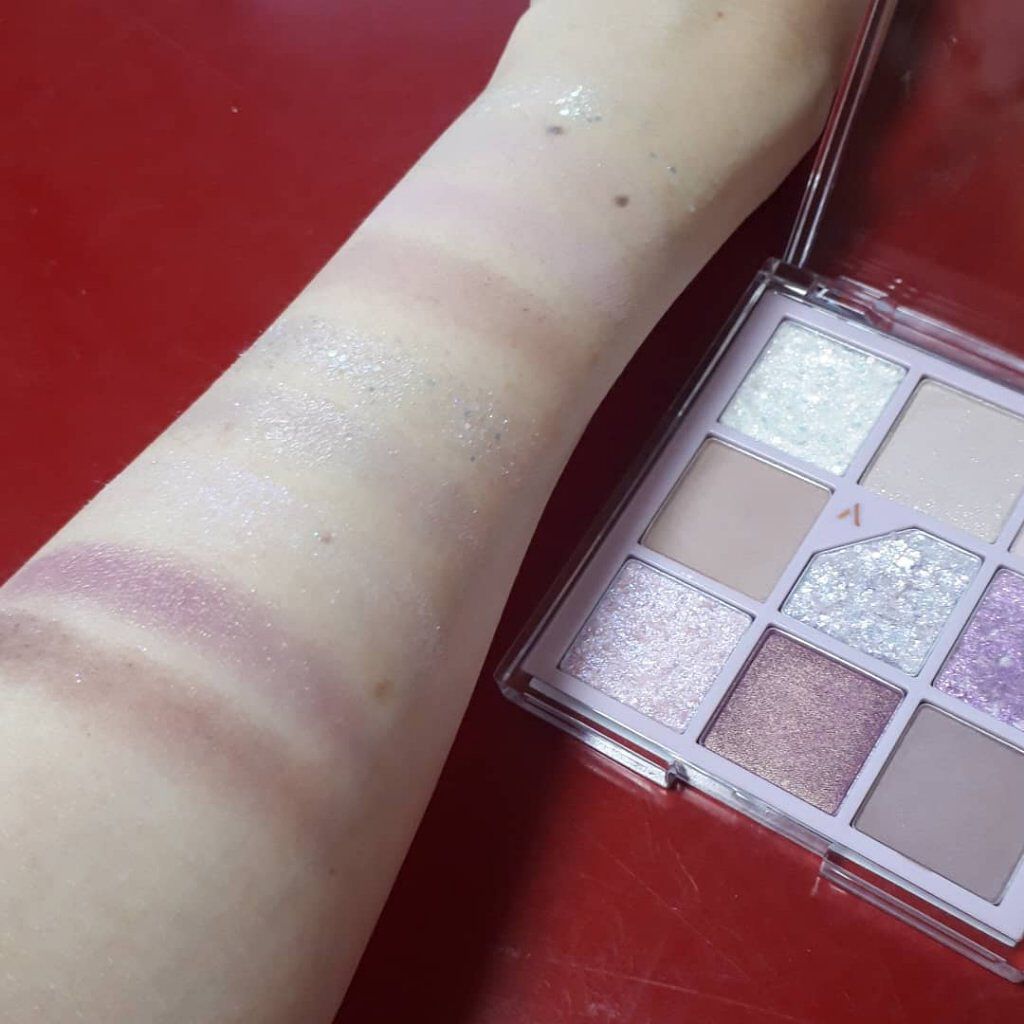 グリッターペディアアイパレット/unleashia/アイシャドウパレットを使ったクチコミ（3枚目）