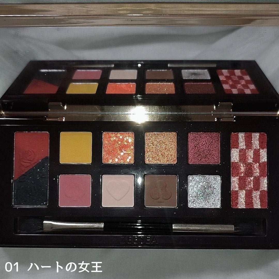 アリスドリームランドシリーズ 12色アイシャドウパレット(ZEESEA×大英博物館)/ZEESEA/アイシャドウパレットを使ったクチコミ(2枚目)