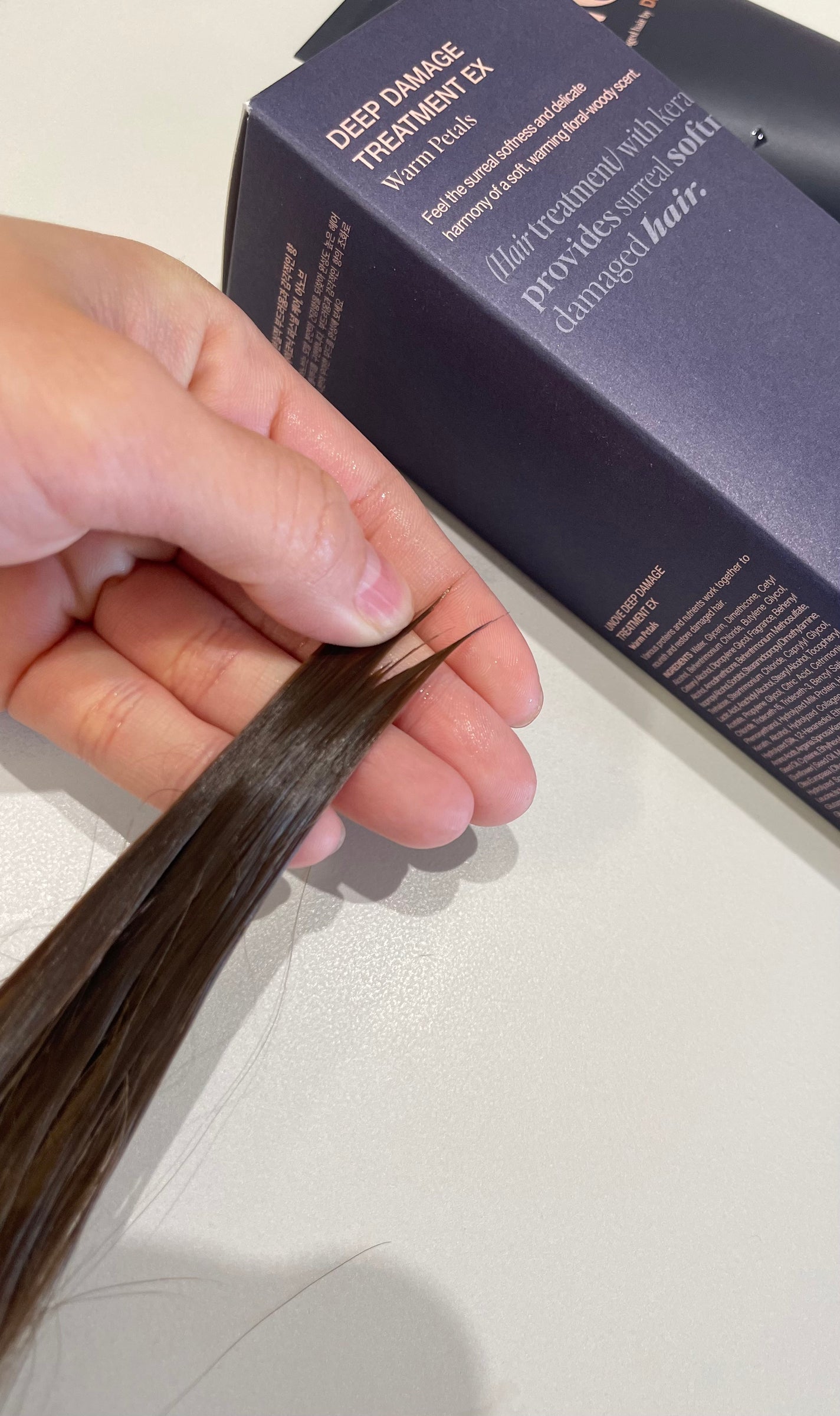 ディープダメージトリートメントEX/UNOVE/洗い流すヘアトリートメントを使ったクチコミ(5枚目)