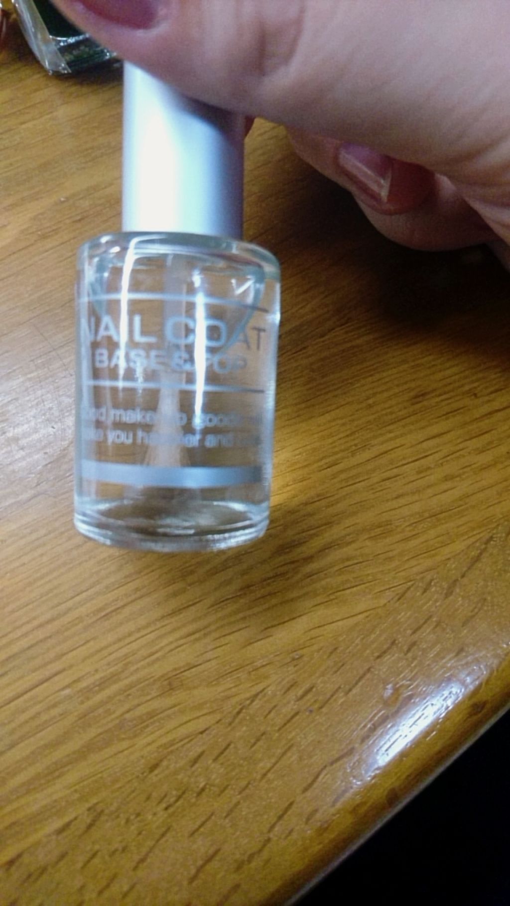 ネイルコート ベース＆トップ/ロフトファクトリー/ネイルトップコートを使ったクチコミ（3枚目）